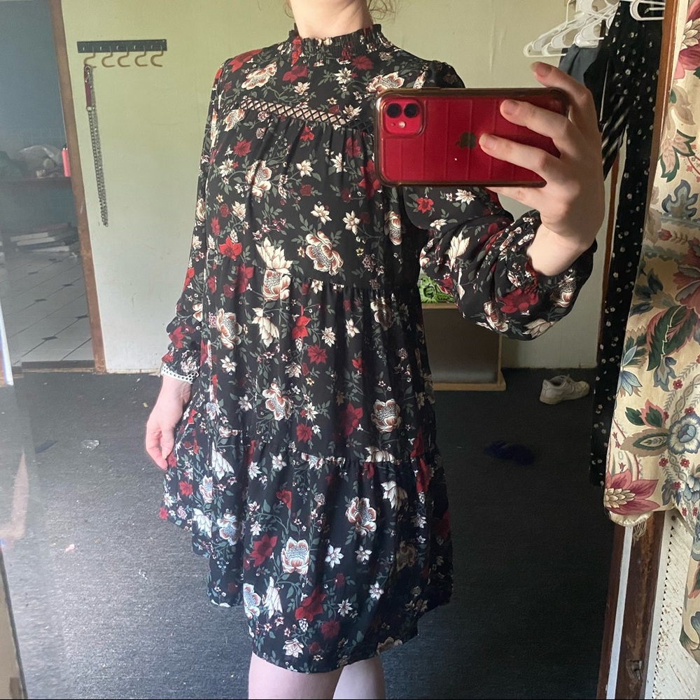 Floral midi dress